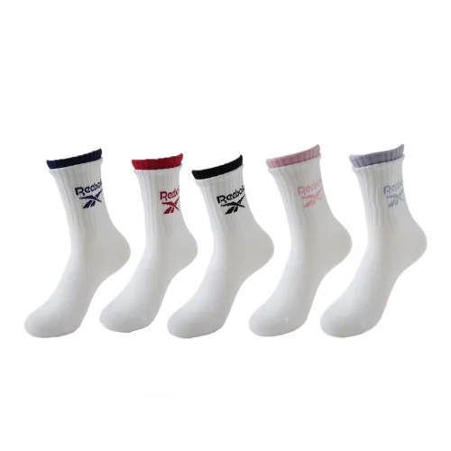 Reebok [5 пар] Смешанные цвета Женские носки MID до икры