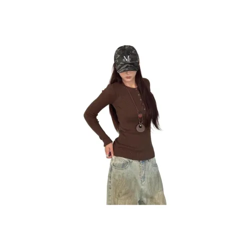 MDEHT Кофе Женские Трикотаж