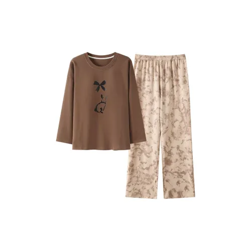 GOSO Коричневый Женские Пижамные Комплекты