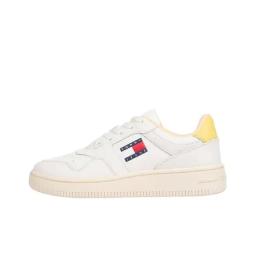 Tommy Hilfiger Джинсы Дышащий Низкий Топ Повседневная Обувь Женская Бежевая