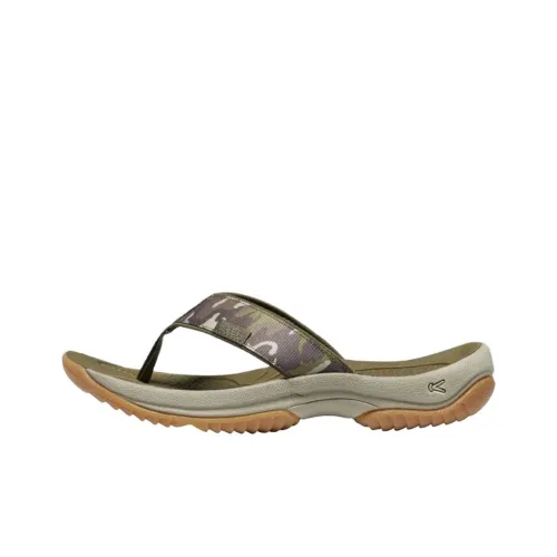 Keen Kona Шлепанцы Зеленый камуфляж Мужской