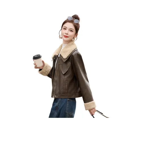 Kangaroo Женские Кожаные Куртки