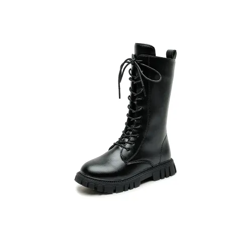 Lv Fielder Детские кожаные сапоги High Top Унисекс