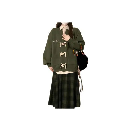 Dippanis Зеленый Женский Трикотаж