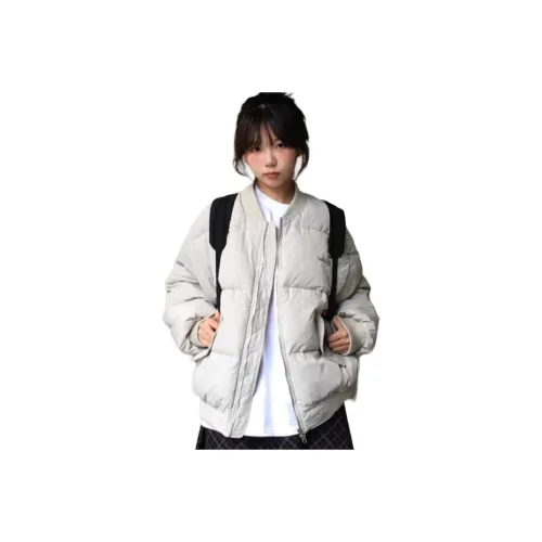 MDEHT Светло-серый Женский пуховик