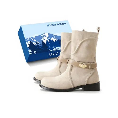 XIAOLUMILI Детские кожаные сапоги Женские