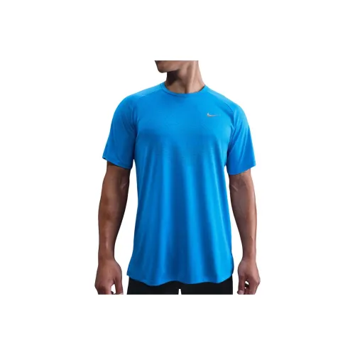 nike Dri Fit ADV Hero Blue Мужские беговые T-рубашки