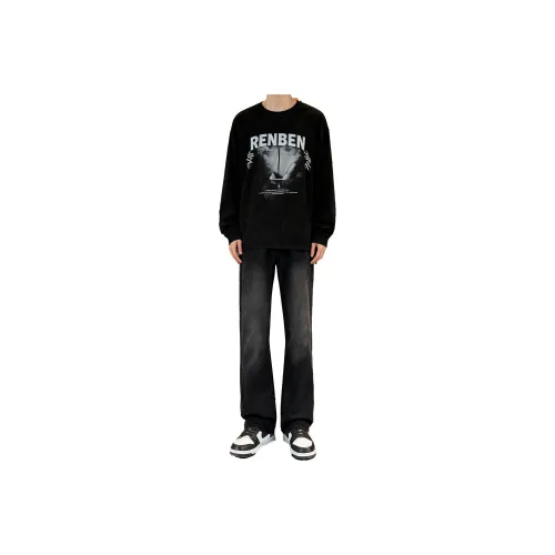 RENBEN Унисекс Джинсы