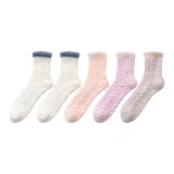 [5 пачек] Молоко Белый + Светло-розовый + Светло-фиолетовый + Хаки