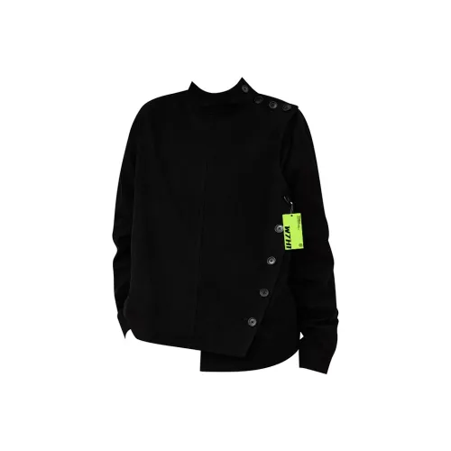 W7H1 Черный Унисекс Куртки