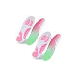 Наклон Динамический [Розовый Зеленый 2 Упаковки] Поддержка свода | Амортизаторы Защита стопы