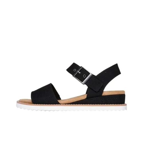 Skechers BOBS Desert Kiss Пляжные сандалии Черный BL K Женские
