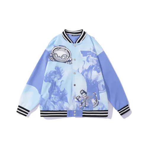 FireMonkey Синий Унисекс Бейсбольные Джерси