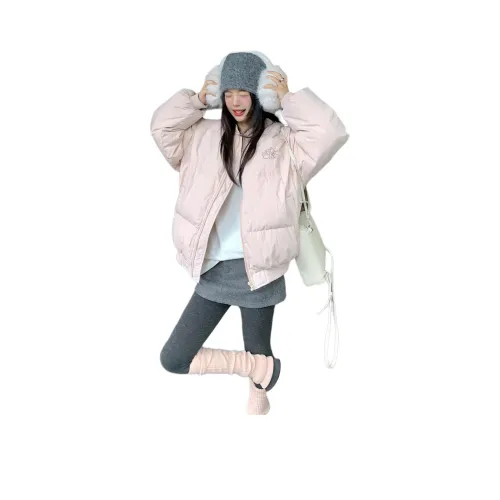YEARNED Розовый Женские пуховики