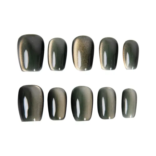 Goodbye Day Норвежский лес Премиум Handcrafted False Nail Короткий LADDER 17 мм