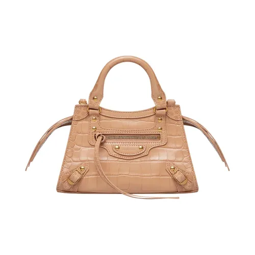 Balenciaga Neo Classic Коровья кожа Сумка через плечо Сумка Extra Mini Женская Молочно-чайная