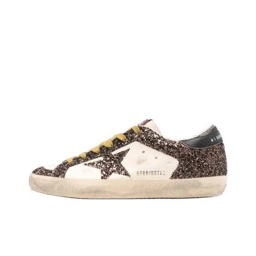 Golden Goose Супер Звезда Superstar Low Топ Скейтборд Кроссовки Женские Коричневый