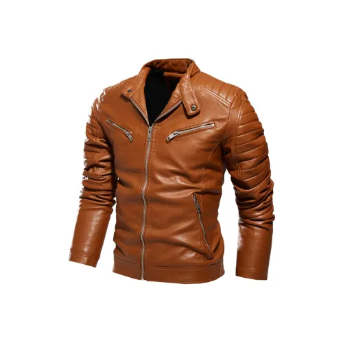 VNHP Мужские кожаные куртки