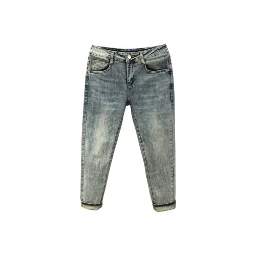 YONGYAN Синий Мужской Джинсы