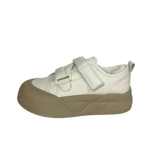 TLIT Детские Скейтбординги Низкий Топ Молочно-чайный Бежевый Подростковый