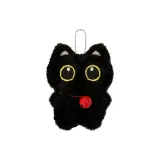 Красный колокол, маленький черный кот [в комплекте сумка для покупок]