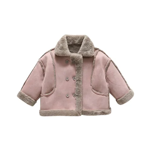 RHOBESAM Little Дом и Двойная Пуховая Куртка Розовая для Детей Утеплённые Куртки