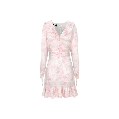 PINKO Длинное платье с длинными рукавами женское