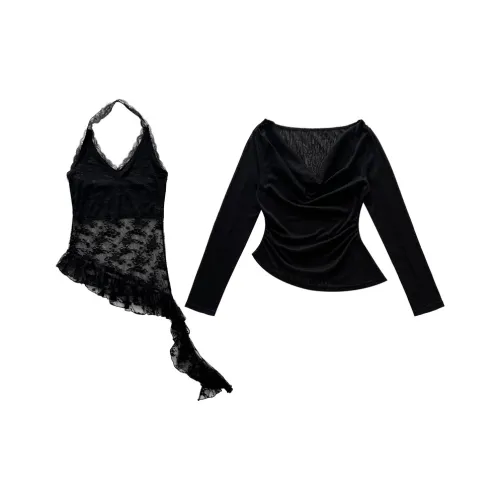 MIMIZI Топ Комплект из двух предметов Женская Повседневная Одежда