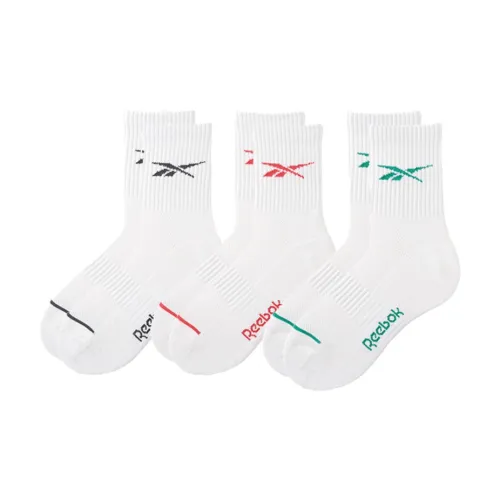 Reebok [3 упаковки] Смешанные цвета Мужские носки MID до икры