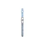 Пыльно-синий и светло-серый с принтом, силиконовый ремешок [отдельный ремешок для часов]