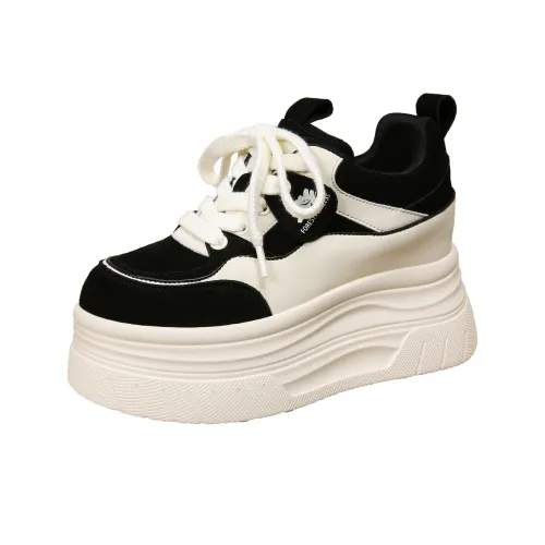 Forest Princess Толстая подошва Низкий топ Черный Женский