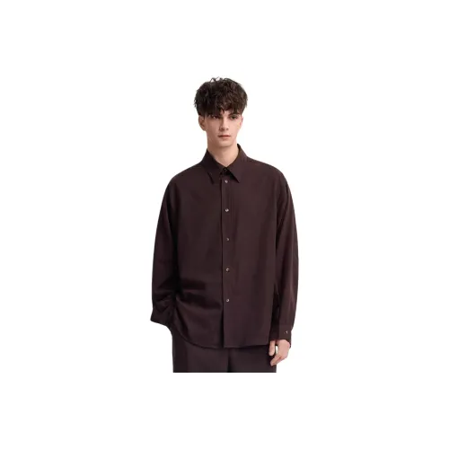 WILD LEADER Сандаловый коричневый [CW52585B79] Мужская рубашка