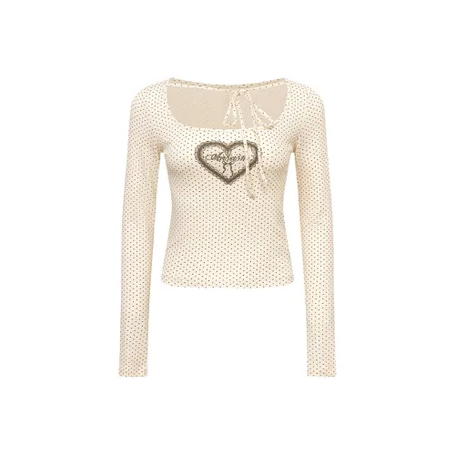 Ariseism Бежевый Женские T-рубашки