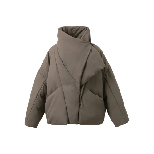 3COLOUR Тауповый Женский Пуховик