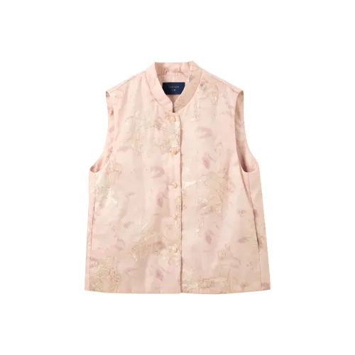 3COLOUR Светло-розовый Женский пуховик