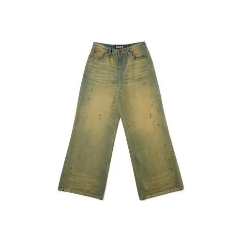 SMFK Цвет сыра Женские Джинсы