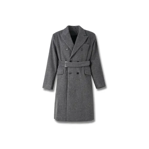 ACE VESTITI Серый Унисекс Пальто