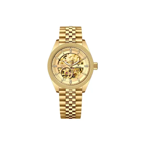 OBLVLO Автоматический механический механизм Мужские часы 40 мм Скелет