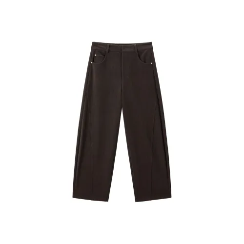 PEACEBIRD Sunset Brown Women's Casual Pants