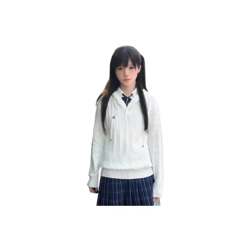 MDEHT Белый Женский Трикотаж