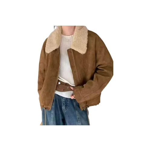 LANGQING Бархат Feel Пальто Женское