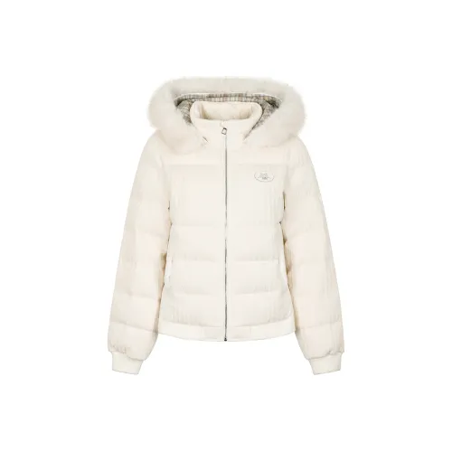 Umoumo Бежевый Женский Пуховик