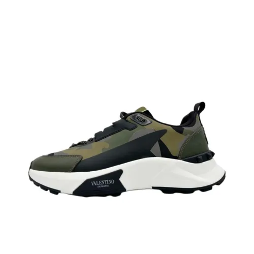 Valentino TRUE ACT Low Топ Casual Мужской Армейский Зеленый