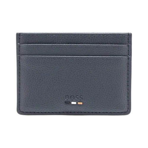 Hugo Boss Полиуретан Держатель для карт Маленький Женский Синий
