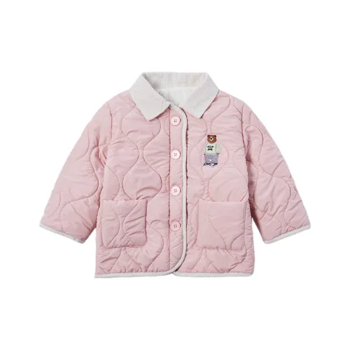 RHOBESAM Кремовый Соус Y Медвежонок Нить для вышивания Пуховая куртка Розовый Kids Утеплённые куртки