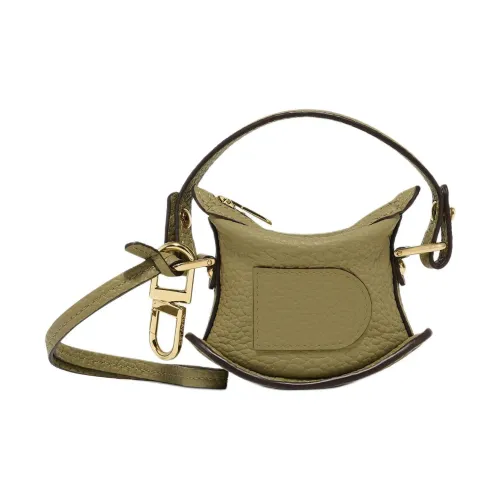 Delvau Pin Swing Taurillon Мягкий GRAIN LEATHER Сумка Аксессуар Маленький Женский Зеленый