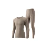 Мужской - Овсяной кофейный (280 г, тип A, утолщенный, круглый вырез)