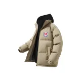 Хаки хлопковая куртка + черный флисовый свитшот