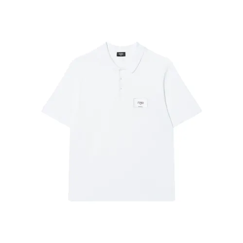 FENDI SS22 Поло Мужское Белое