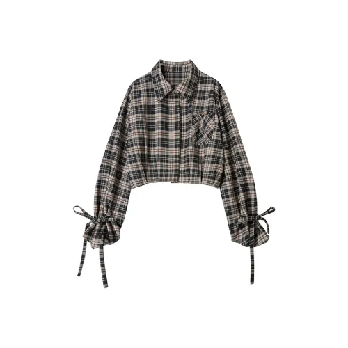 UENA Клетка В наличии Женские Рубашки